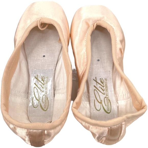 Grishko Elite European Pink Hard Shank Ballet Pointe Shoes Size 3.0 4X SS - Picture 3 of 10